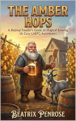 The Amber Hops: A Retired Paladin’s Guide to Magical Brewing (A Cozy LitRPG Adventure) (The Green Sanctuary Book 2) cover