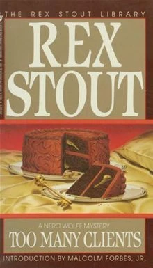 Too Many Clients: A Nero Wolfe Novel cover
