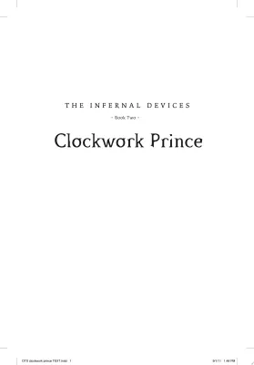 Clockwork Prince cover